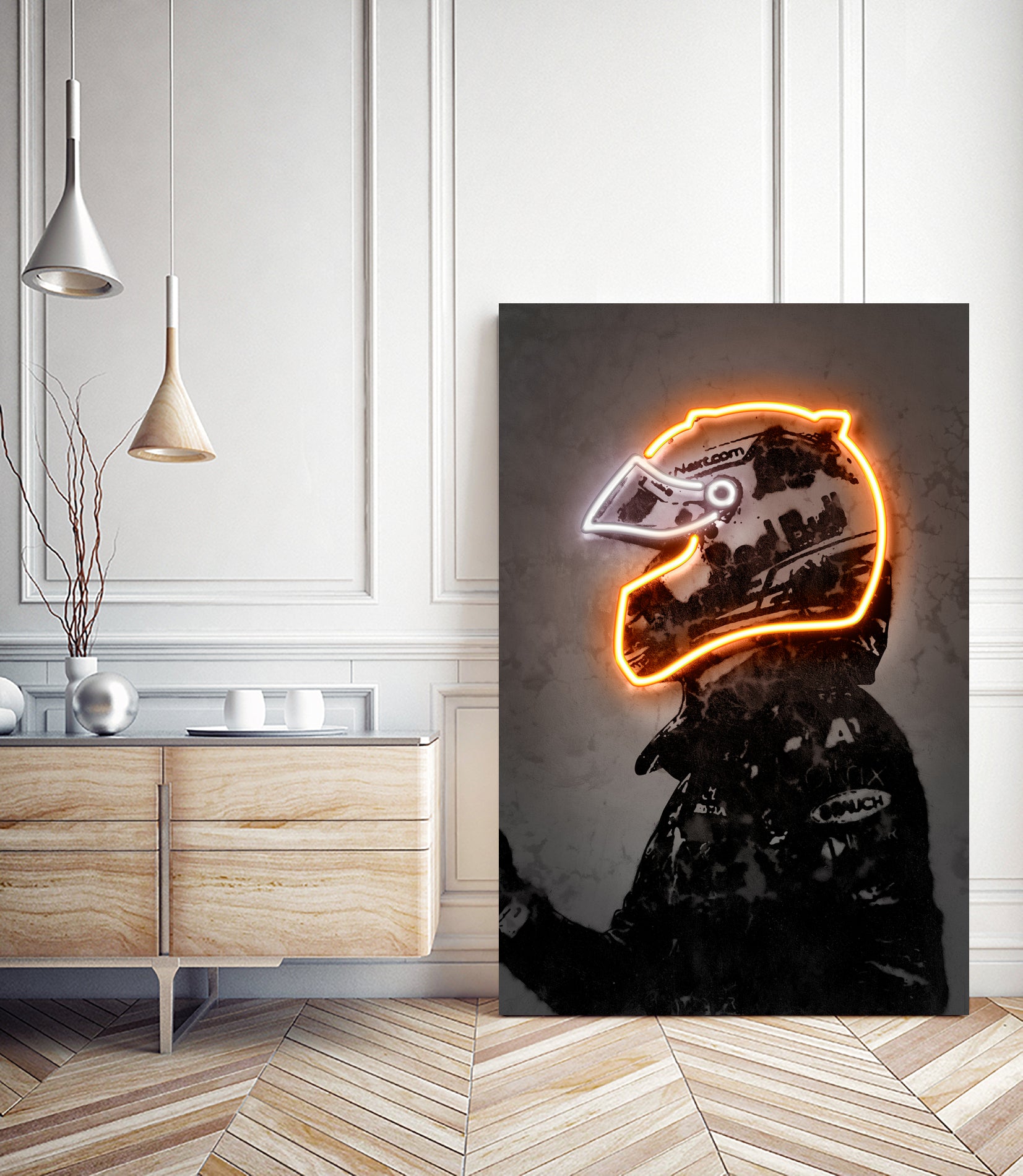 Verstappen by Octavian Mihai Mielu on GIANT ART - orange digital drawing