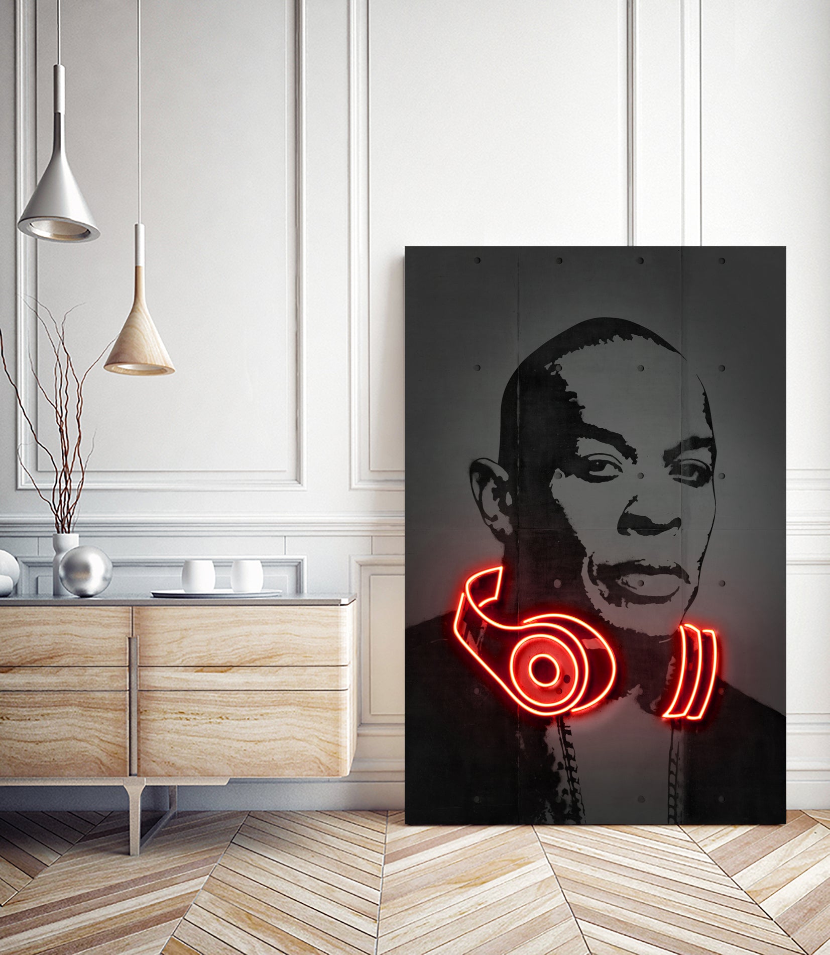Dr Dre by Octavian Mihai Mielu on GIANT ART - red digital drawing