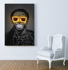 Lil Wayne by Octavian Mihai Mielu on GIANT ART - yellow digital drawing