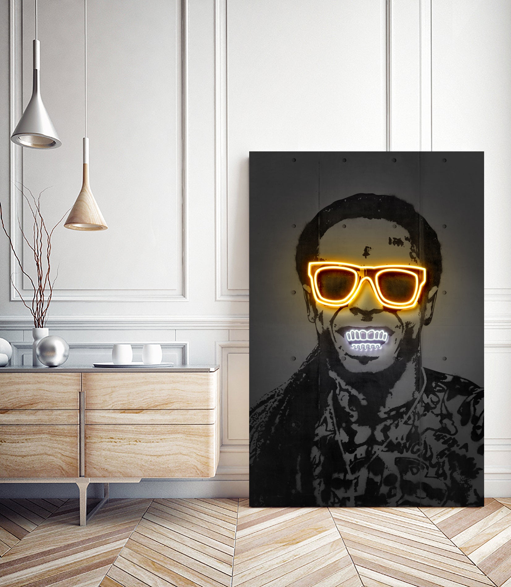 Lil Wayne by Octavian Mihai Mielu on GIANT ART - yellow digital drawing