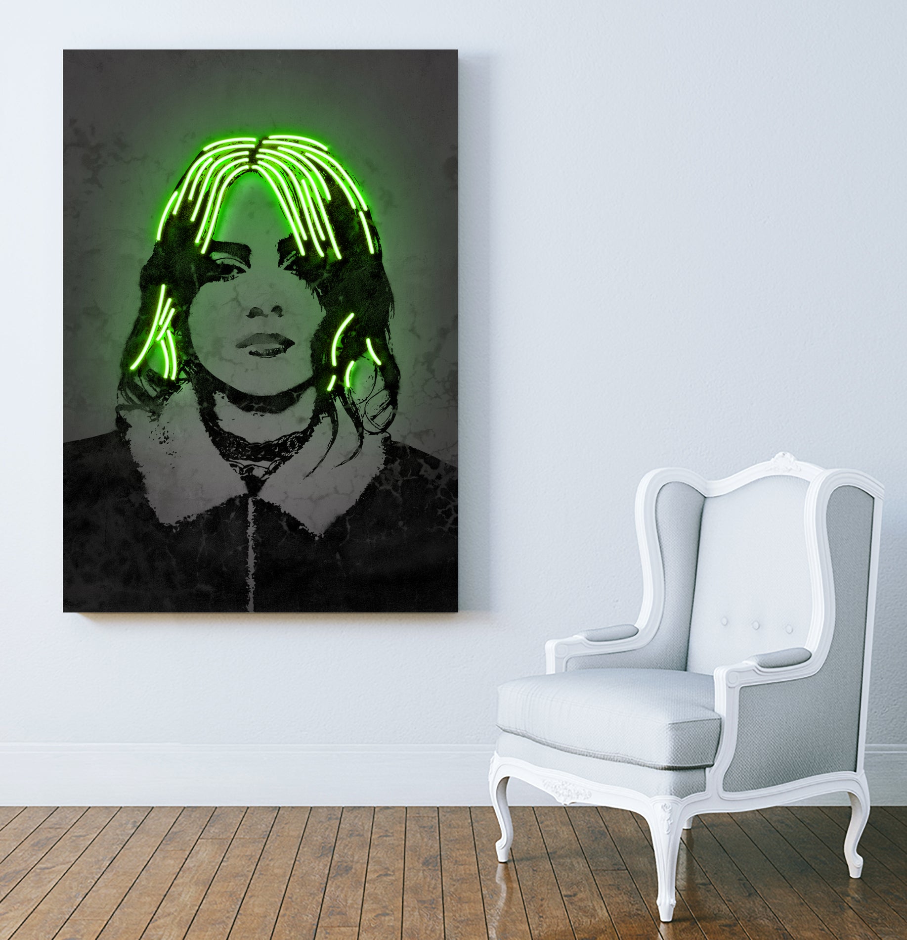 Billi by Octavian Mihai Mielu on GIANT ART - green digital drawing