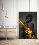 Jimi by Octavian Mihai Mielu on GIANT ART - yellow digital drawing
