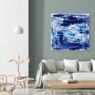 Blue passion by Katerina Izotova on GIANT ART - blue mixed media