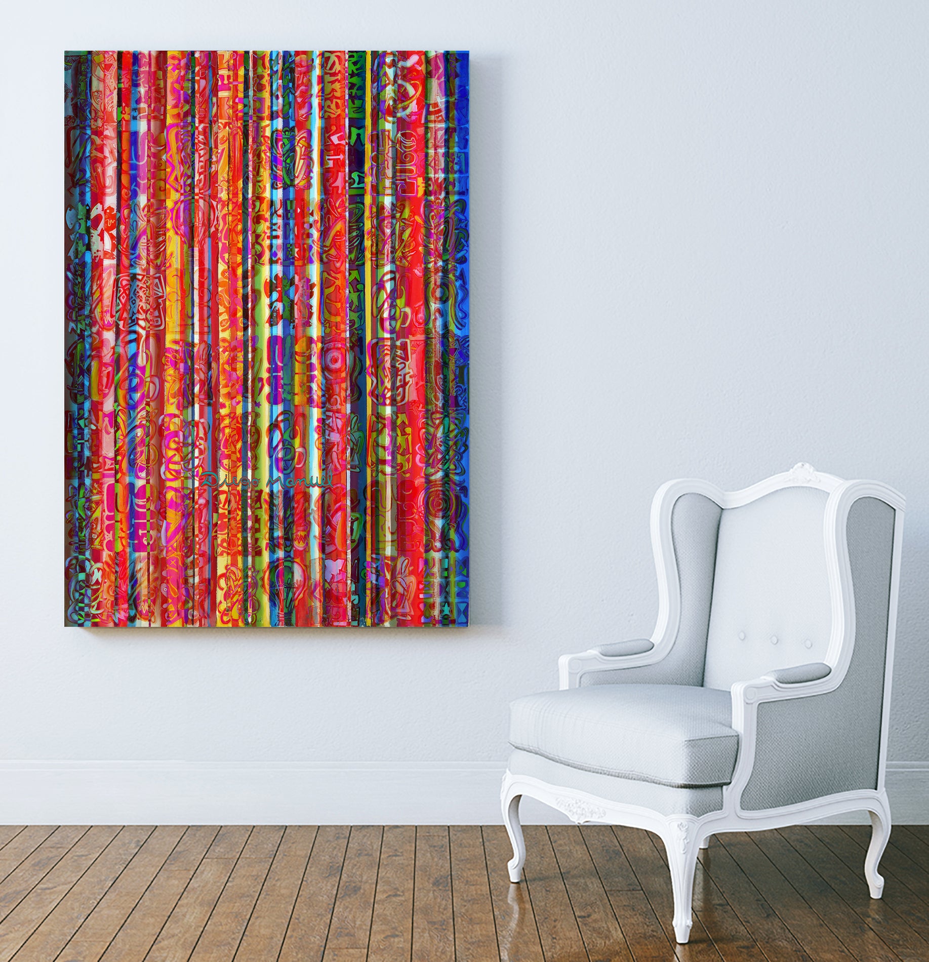 new-graffiti2022-128 by Diego Manuel Rodriguez on GIANT ART - red mixed media