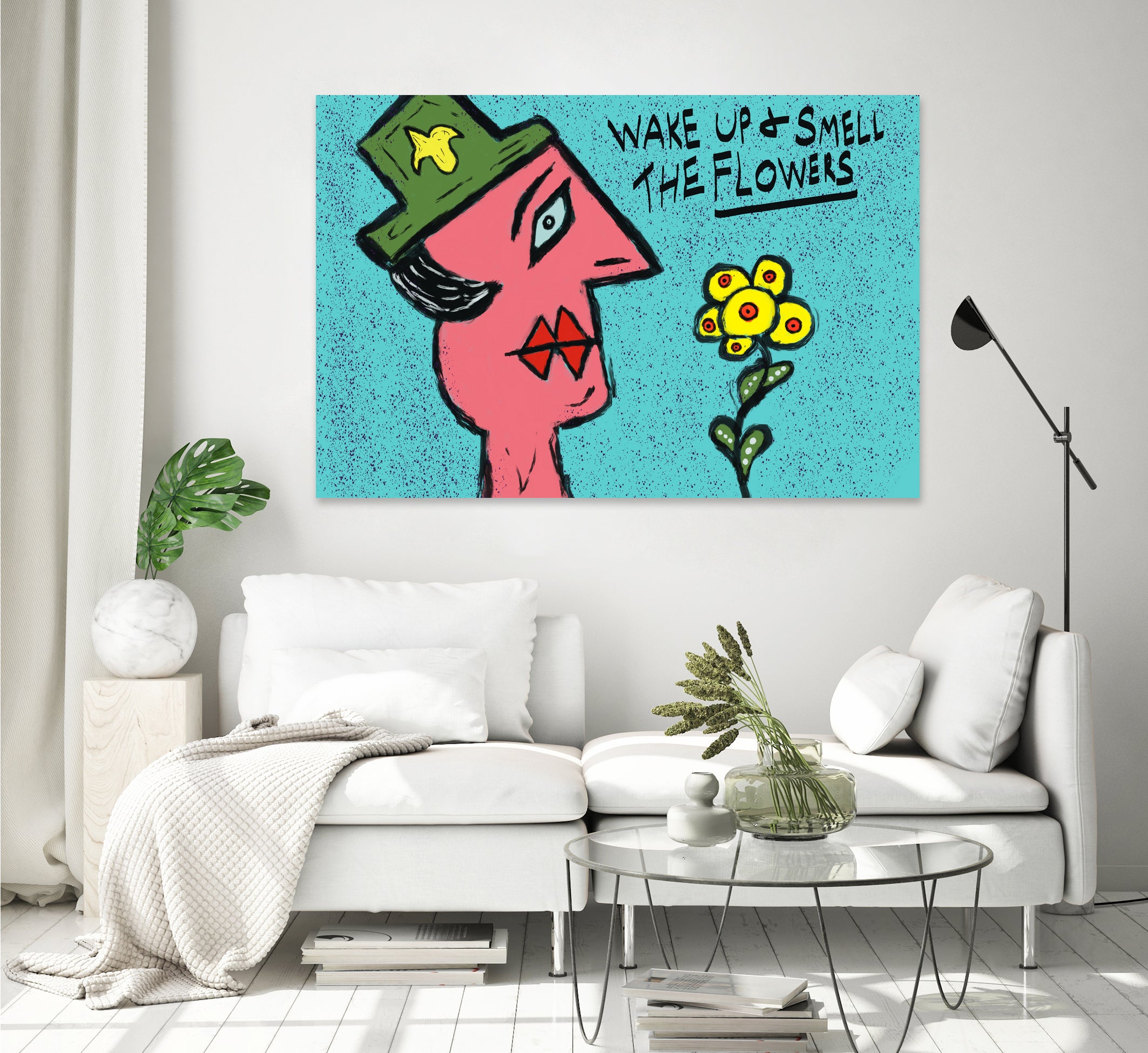 Wake up and smell the flowers by Yonko Kuchera on GIANT ART - yellow digital painting