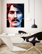 george harrison by Enrico Varrasso on GIANT ART - red digital painting