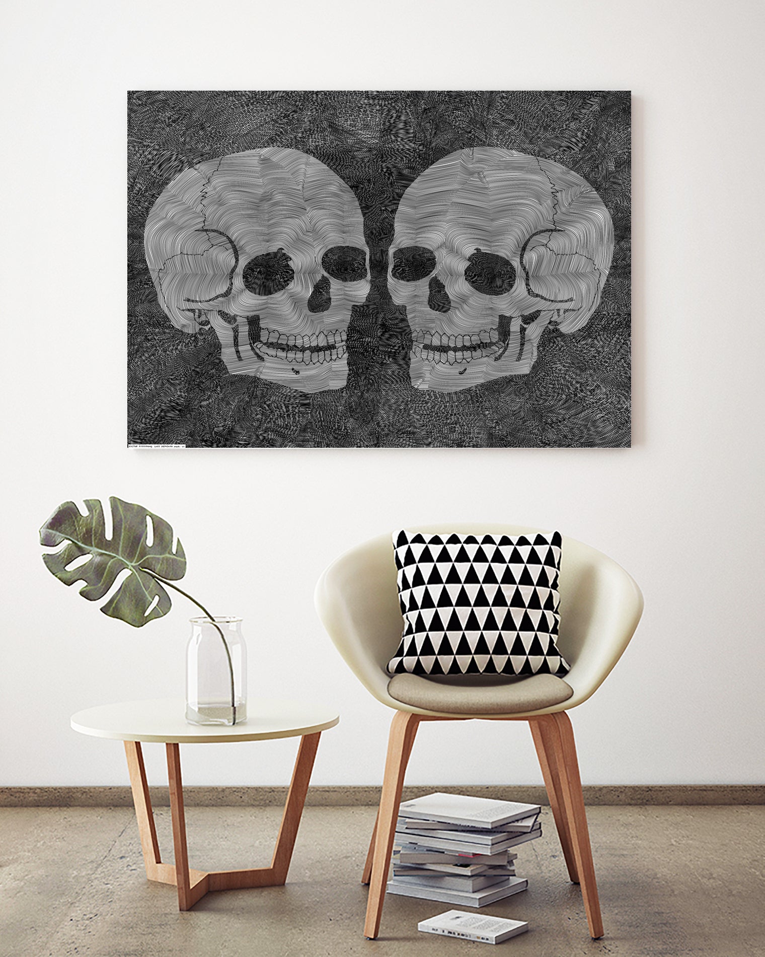 Memento Mori VI by Victor Fitzsimons on GIANT ART - black digital drawing