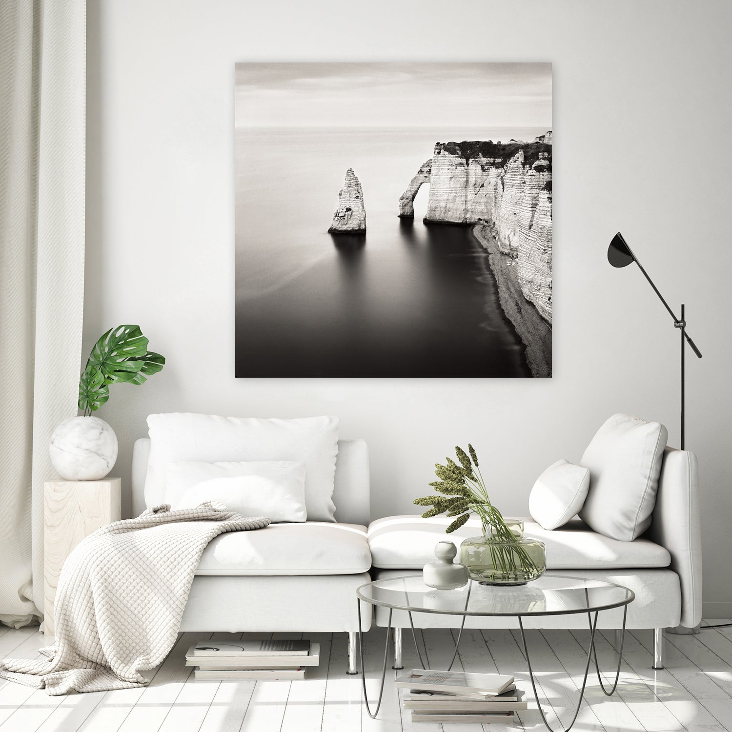 Falaise d'Aval Etretat Study I by Rafal Krol on GIANT ART - black photo illustration