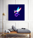 Magic Serpent by Ilya Shapko on GIANT ART - blue character design