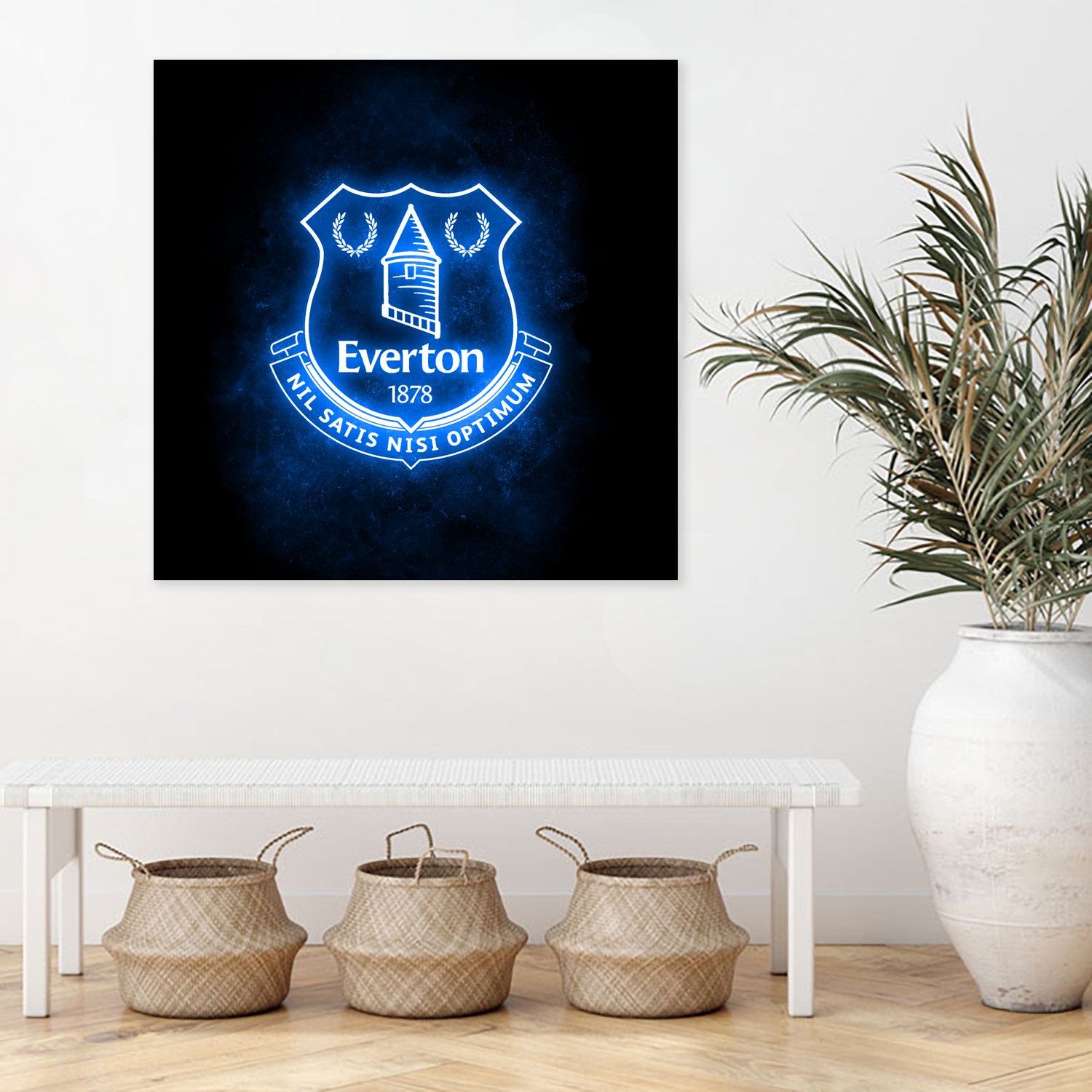 Neon Everton by Imam Safi'i on GIANT ART - black photo illustration