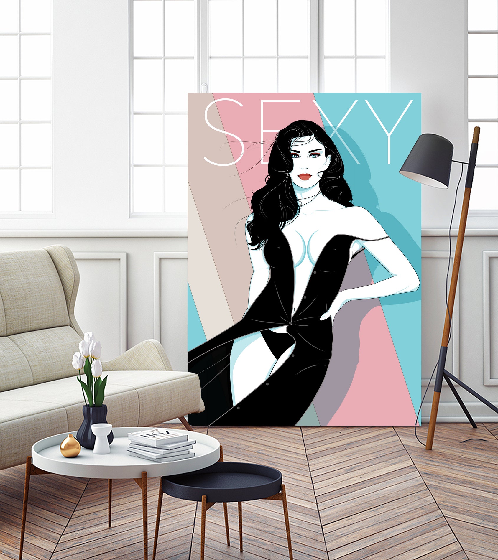 SEXY by Ron Santiano on GIANT ART - black digital drawing