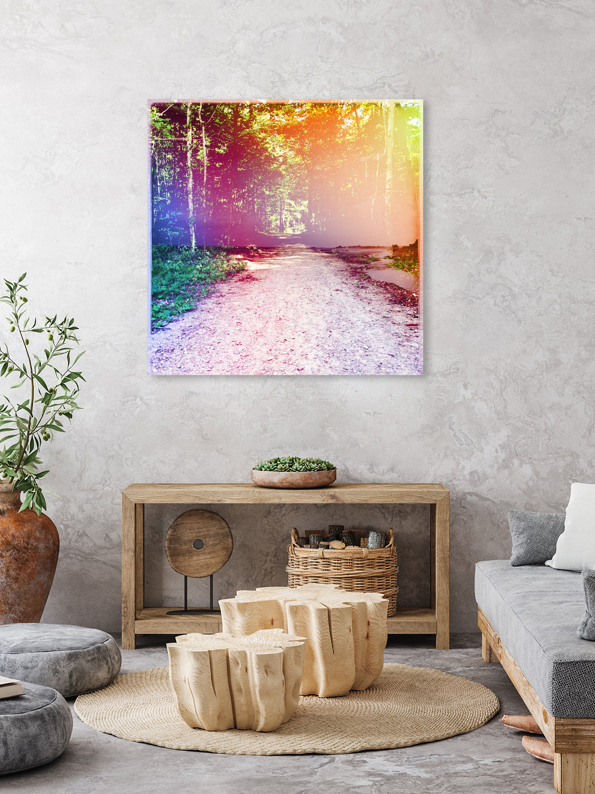 Path by Deb Schmill on GIANT ART - fuchsia photo manipulation