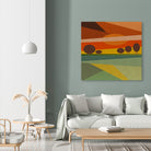 Abstract sunset by M.TERESA HERNANDEZ on GIANT ART - orange digital painting