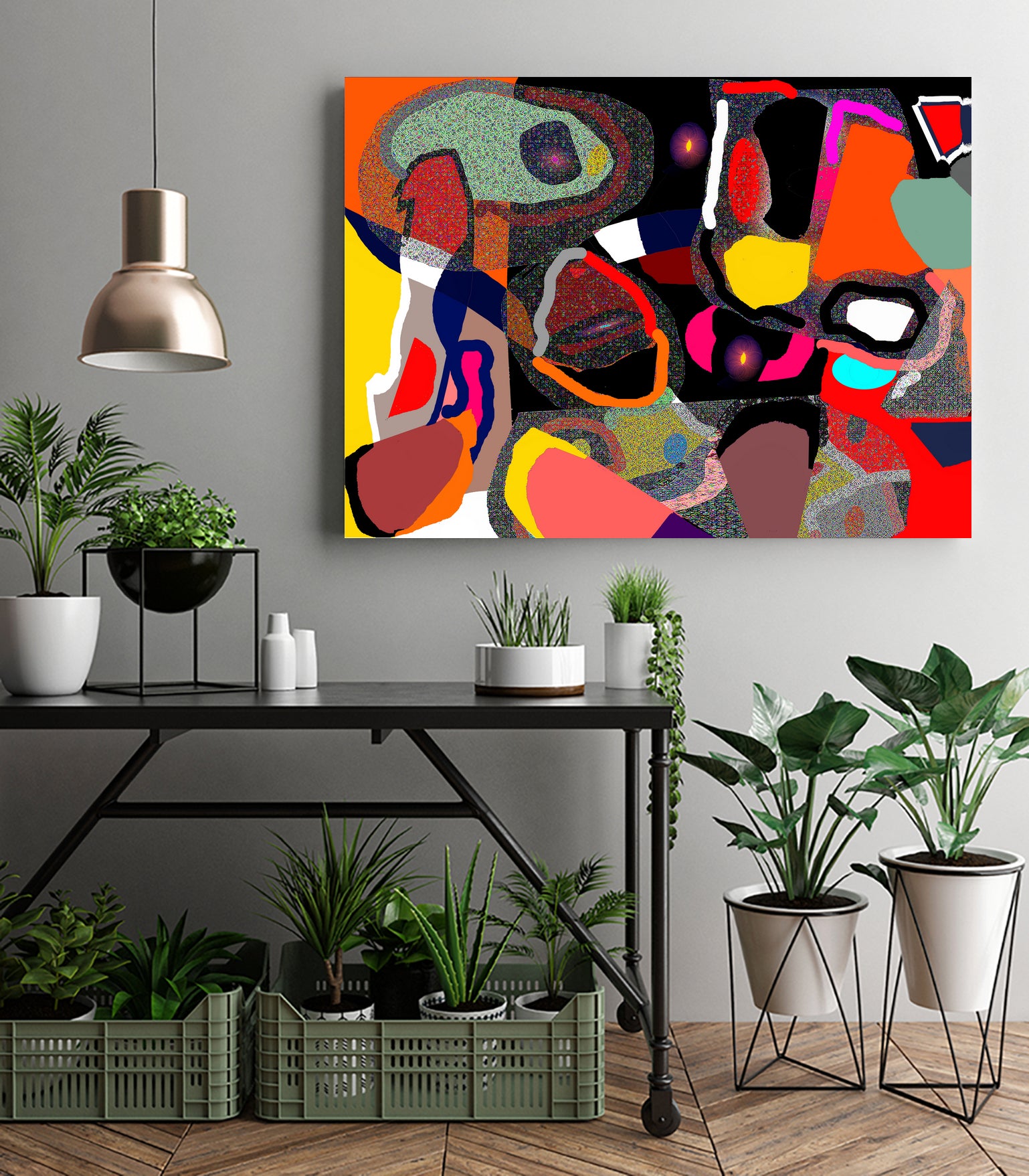 Inocencia en Colores by Gilberto Jose Alexander Moreno on GIANT ART - red digital painting