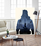 Dishonored by Ryan Ripley on GIANT ART - blue digital drawing