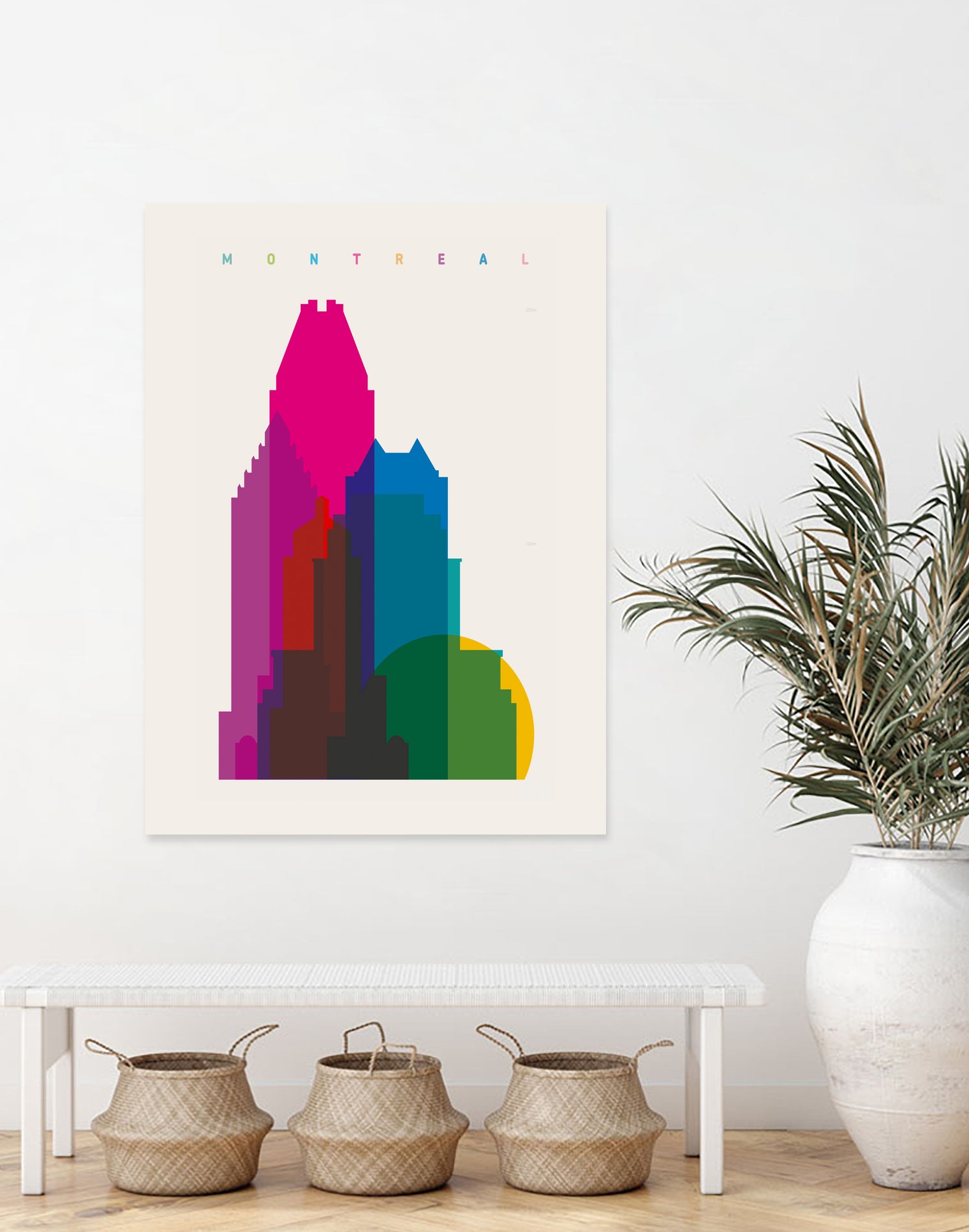 Shapes of Montreal by Yoni Alter on GIANT ART - photo illustration