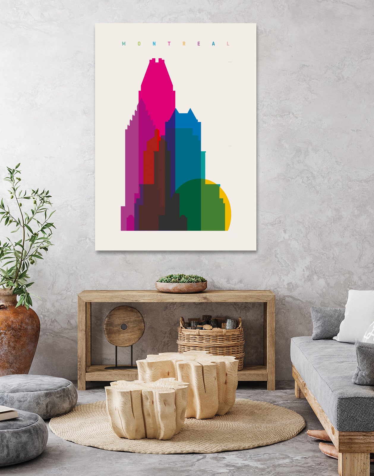 Shapes of Montreal by Yoni Alter on GIANT ART - photo illustration