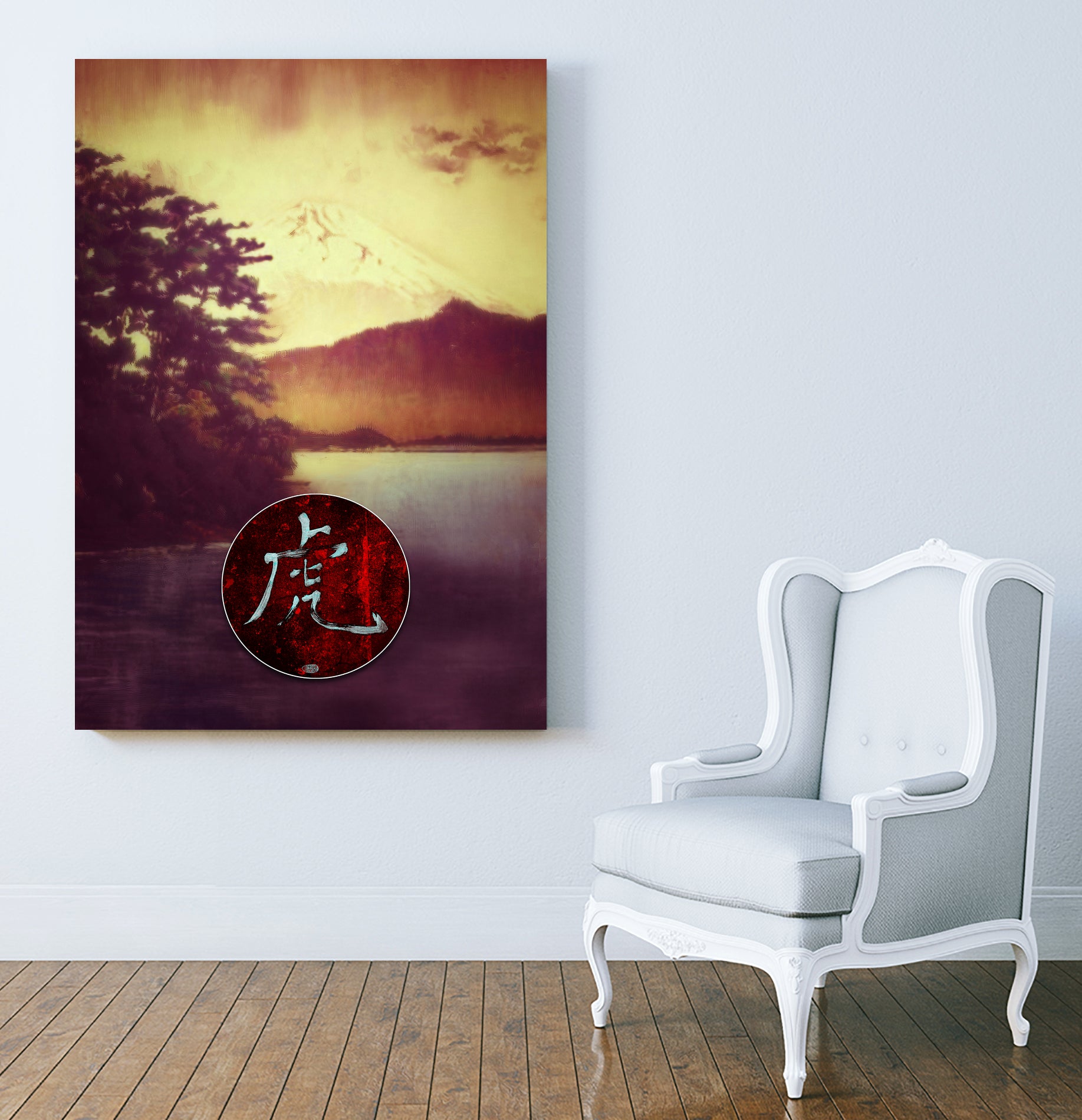 The Nagahama Tiger by Guillermo de Llera Blanes on GIANT ART - brown digital painting