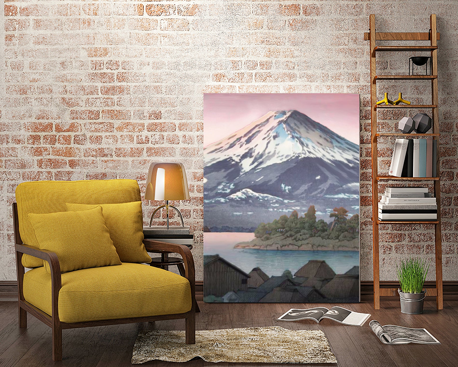 The Kawaguchi Trail - 5000px by Guillermo de Llera Blanes on GIANT ART - pink digital painting