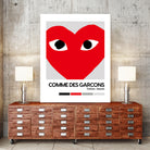 Red Hearts Eyes Hypebeast Luxury Fashion Poster by XingChen Lu on GIANT ART - red typography