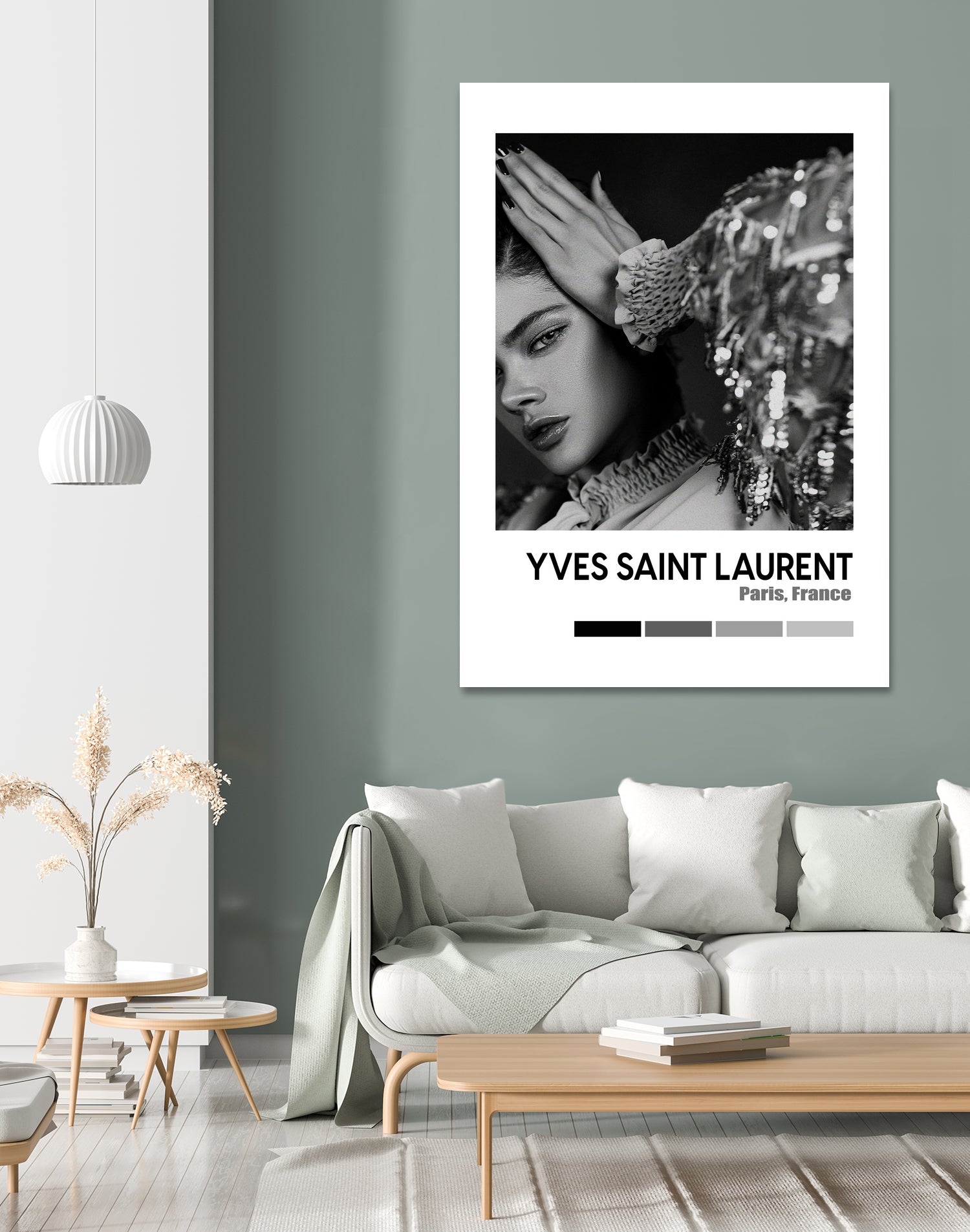 Luxury Super Model Hypebeast Luxury Fashion Poster by XingChen Lu on GIANT ART - gray typography