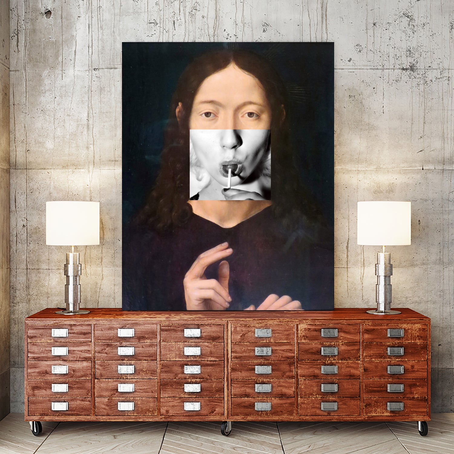 How fucking delicious is this lollipop by José Luis Guerrero on GIANT ART - gray photo manipulation