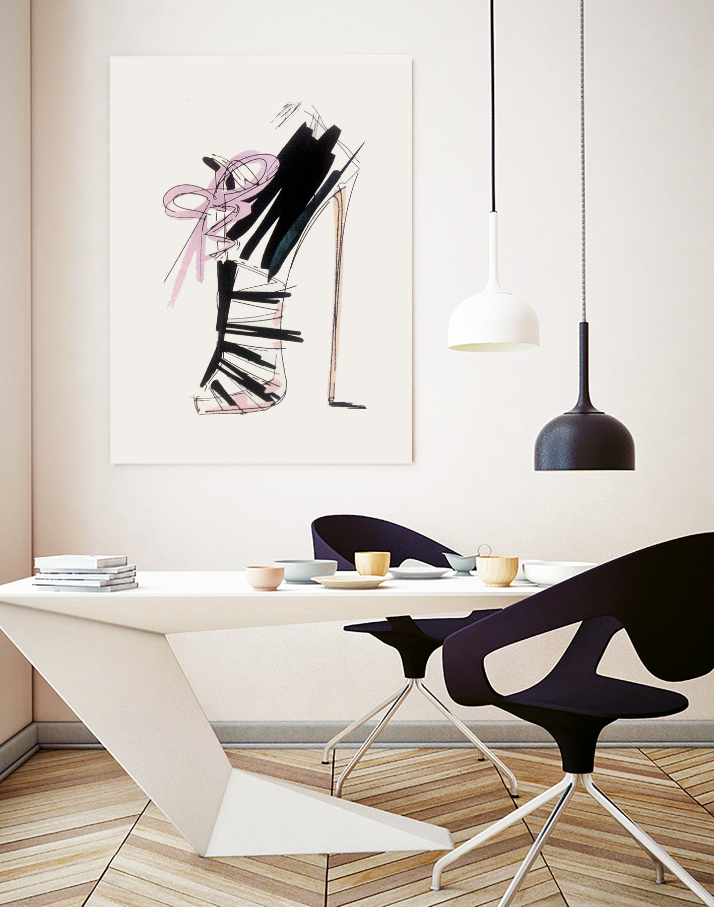 highheel by Jana Gerstenmaier on GIANT ART - black photo illustration
