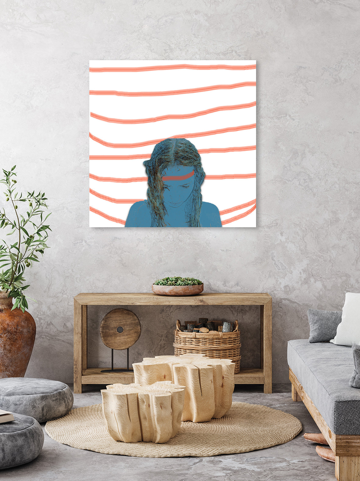 Blue by Anna Savtchenkov on GIANT ART - blue photo illustration