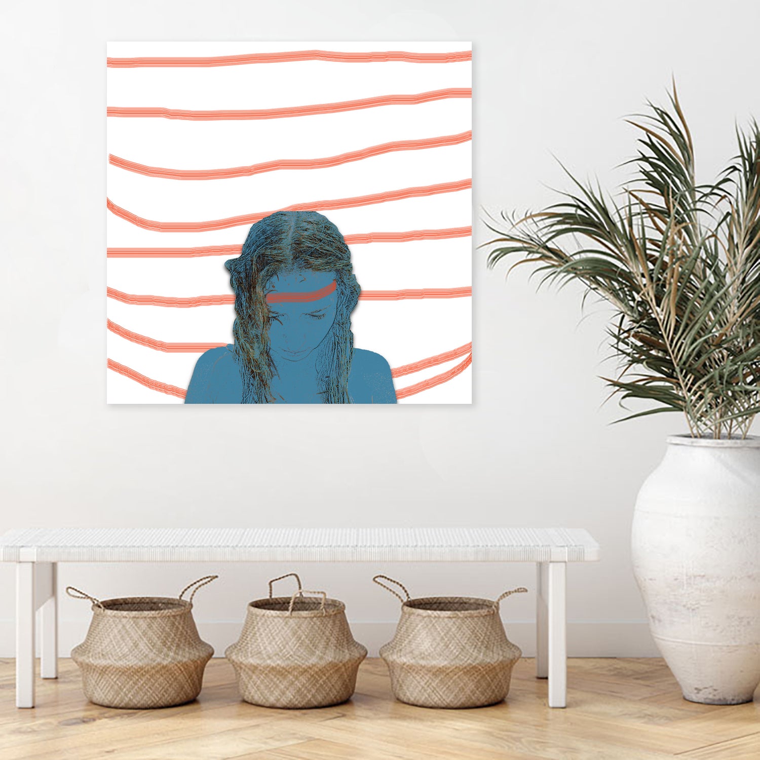 Blue by Anna Savtchenkov on GIANT ART - blue photo illustration