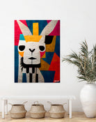 Abstract Art Alpaca by Ramon Souza on GIANT ART - white digital painting