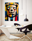 Abstract Art bear by Ramon Souza on GIANT ART - yellow digital painting