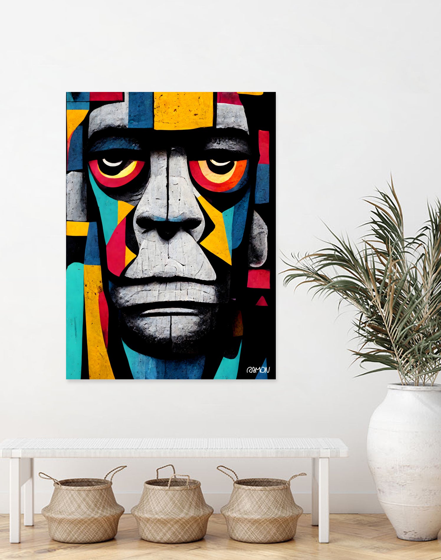 African Gorilla by Ramon Souza on GIANT ART - black digital painting