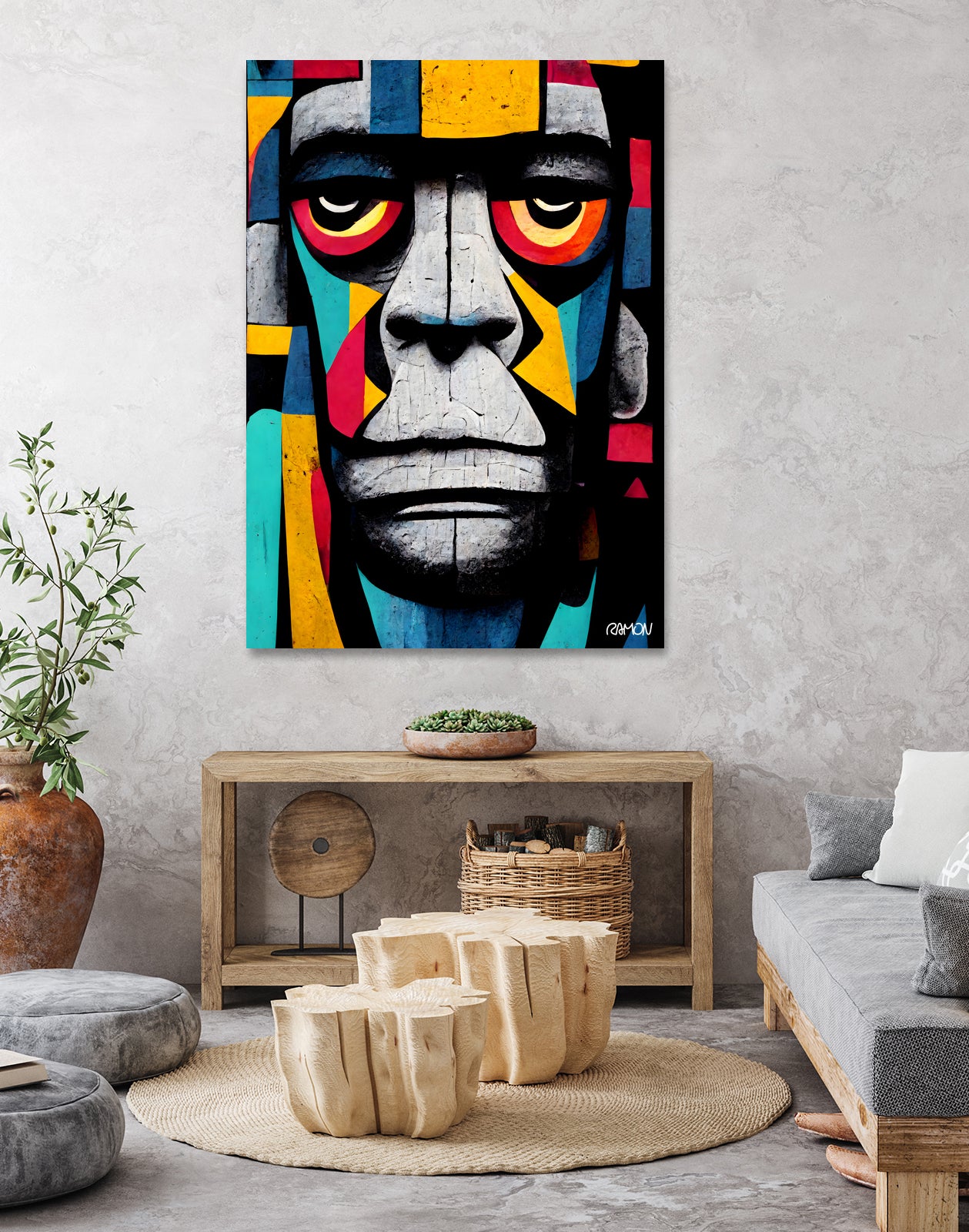 African Gorilla by Ramon Souza on GIANT ART - black digital painting