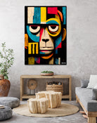 Abstract Art Monkey by Ramon Souza on GIANT ART - black digital painting