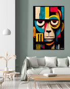 Abstract Art Monkey by Ramon Souza on GIANT ART - black digital painting