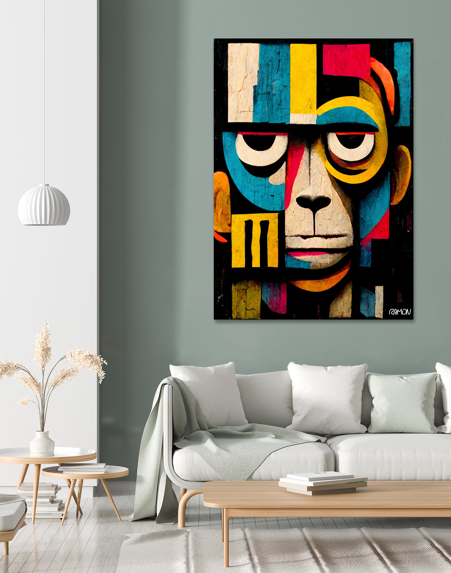 Abstract Art Monkey by Ramon Souza on GIANT ART - black digital painting