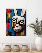 Zabbity the Rabiit by Ramon Souza on GIANT ART - blue digital painting