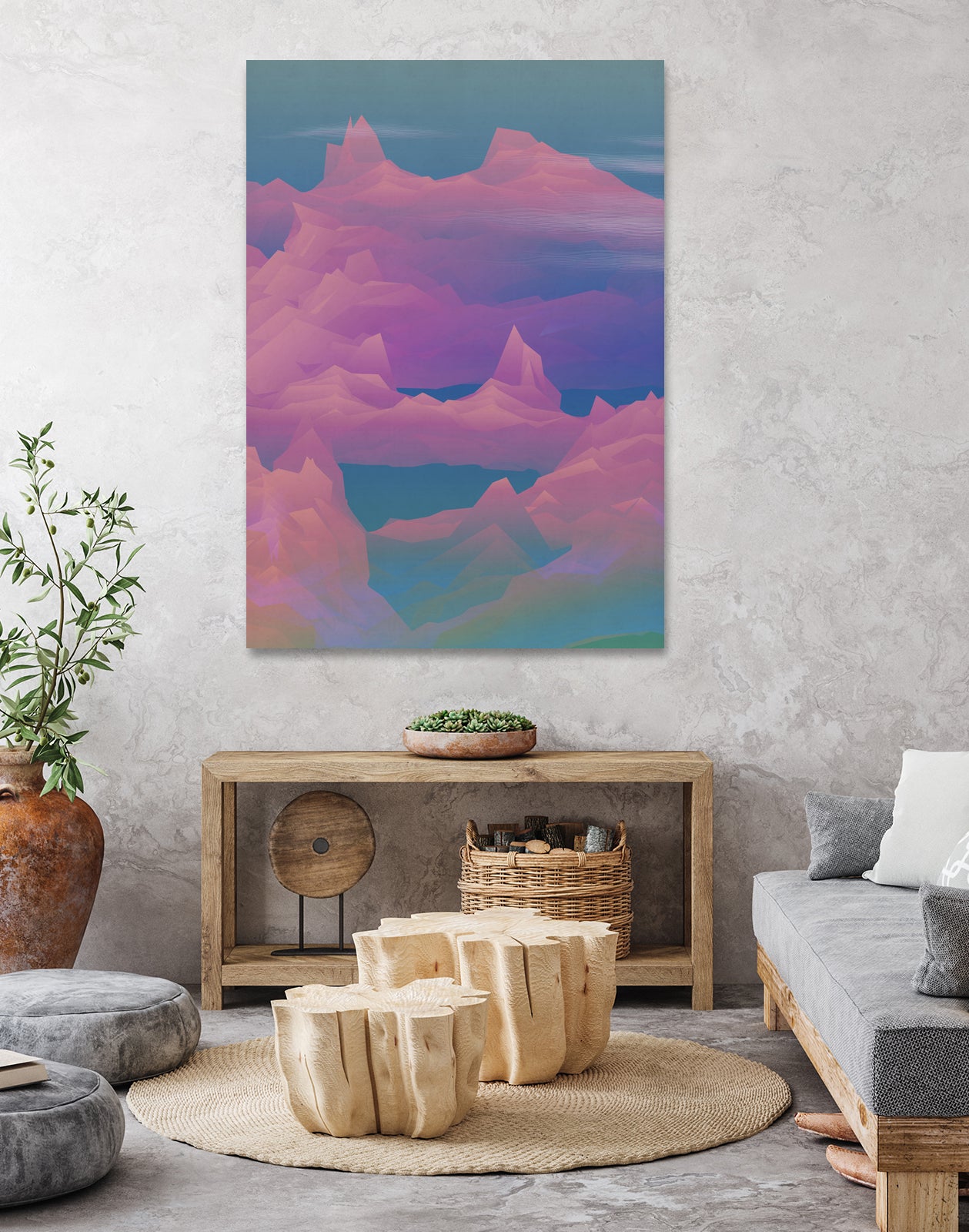 Sierra by Angelo Cerantola on GIANT ART - pink digital drawing