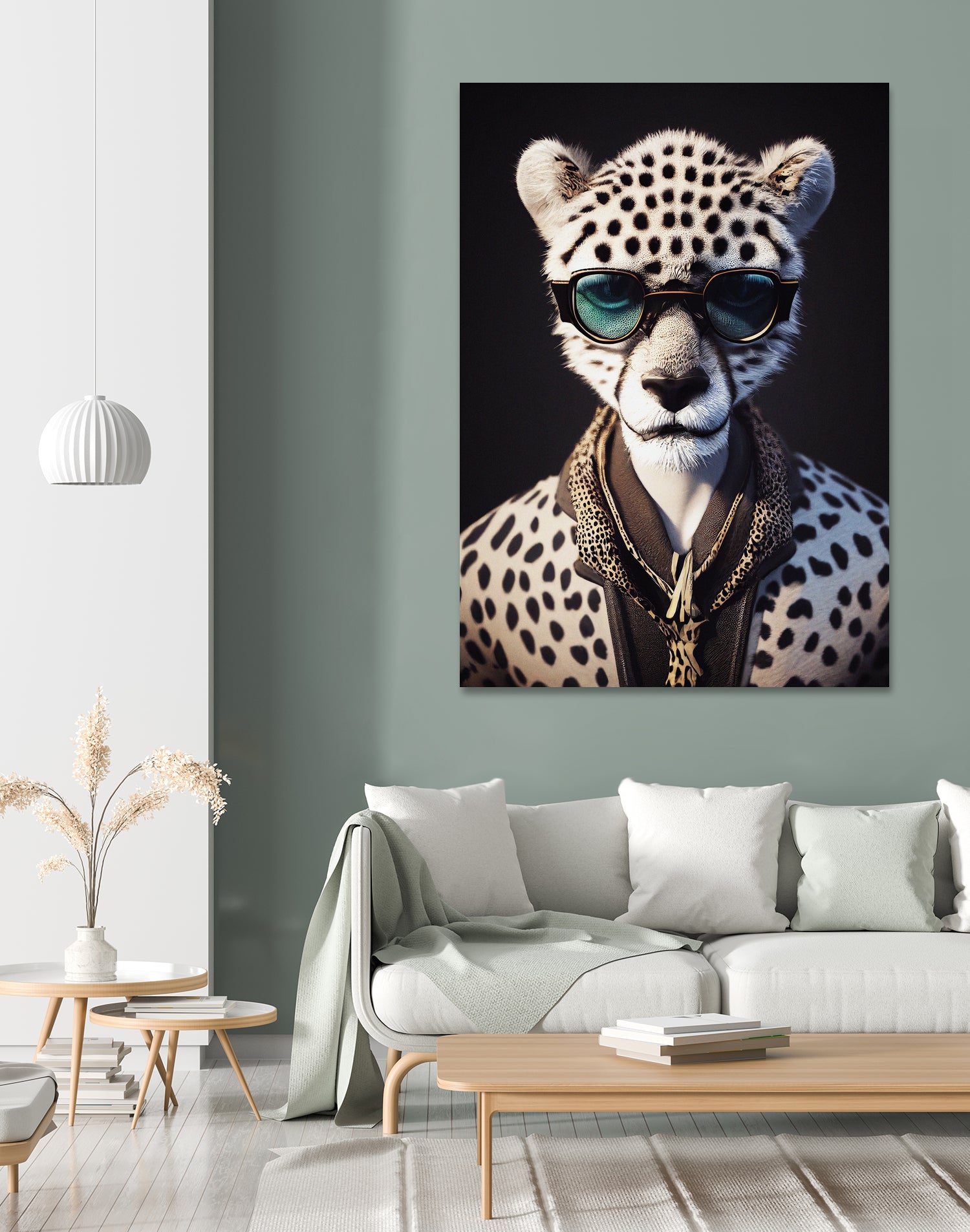 a nursery animal pop art illustration of Cheetah by M Maisur Amin on GIANT ART - black character design