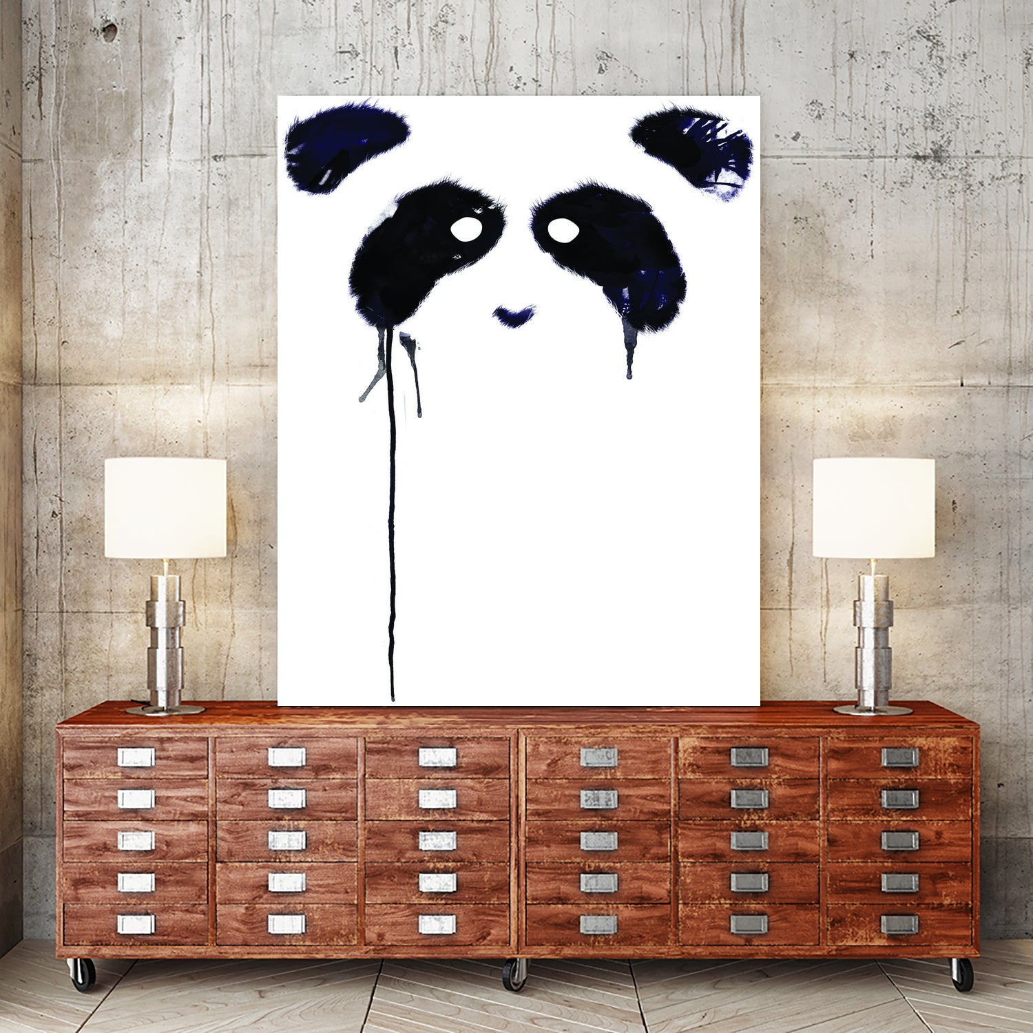 Panda by Tobias Fonseca on GIANT ART - white digital drawing