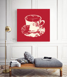 Tea Time by Tobias Fonseca on GIANT ART - red digital drawing