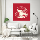 Tea Time by Tobias Fonseca on GIANT ART - red digital drawing