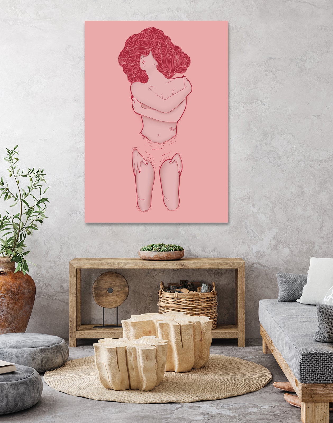 STRWBRY by Tomasz Wagner on GIANT ART - red digital drawing