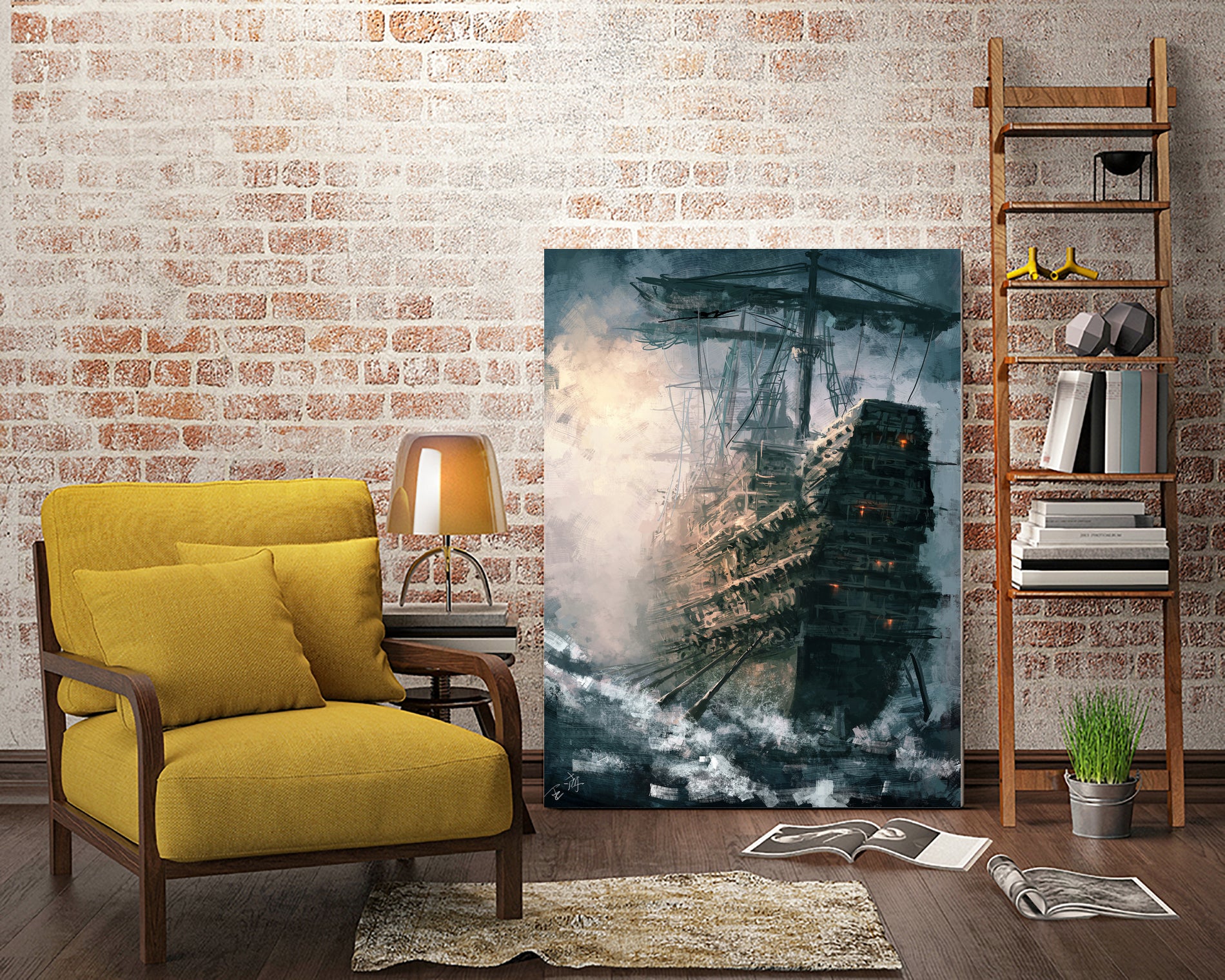 Day Break by Ling Wang on GIANT ART - blue digital painting