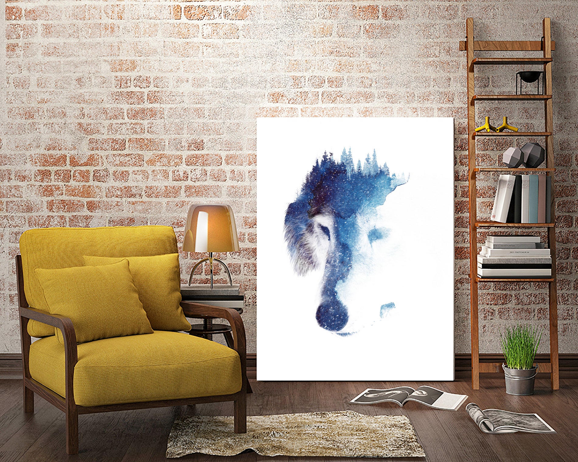 Through many storms by Robert Farkas on GIANT ART - blue digital painting