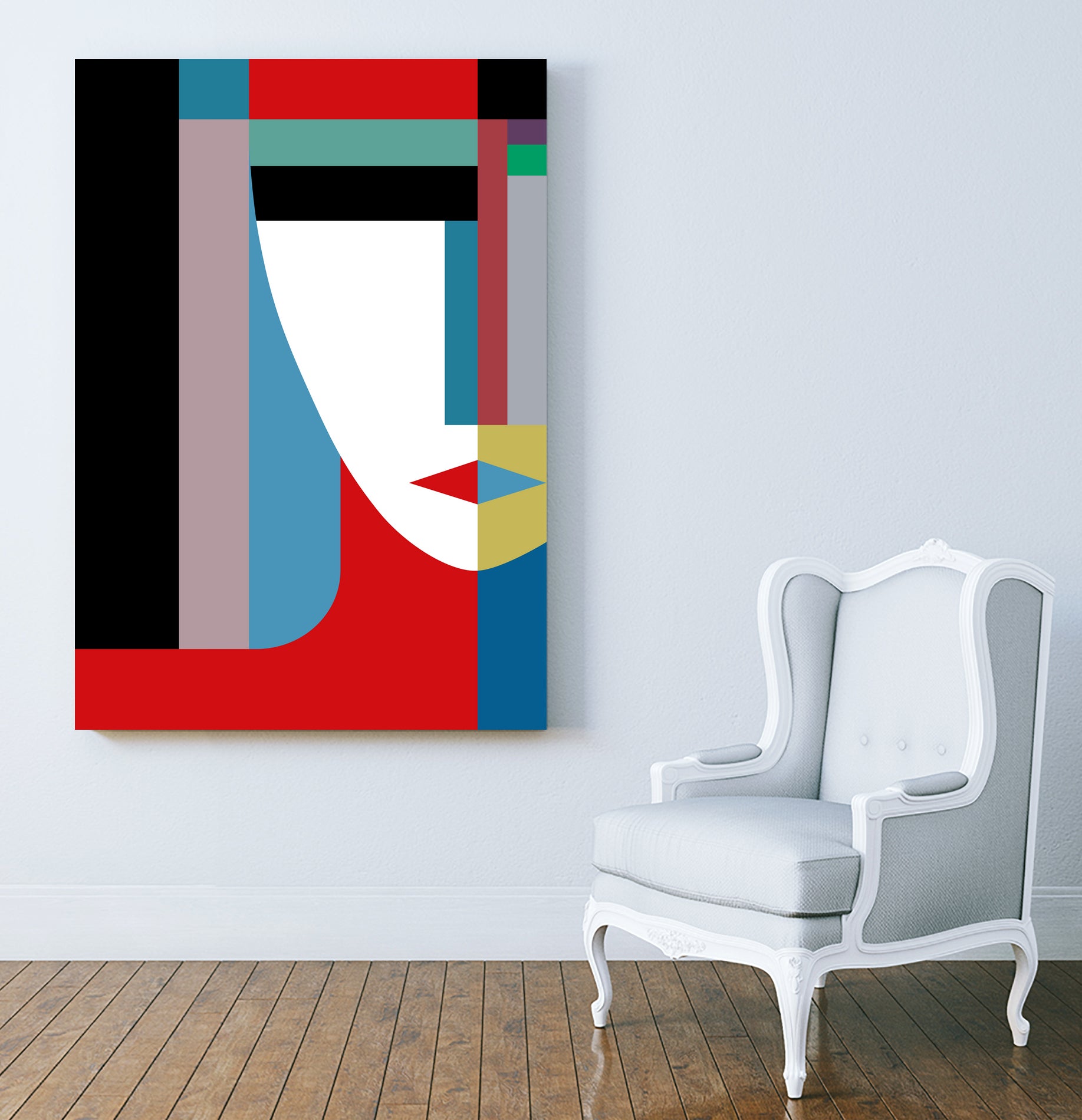 ABSOLUTE FACE by Paolo Bordegoni on GIANT ART - red digital drawing