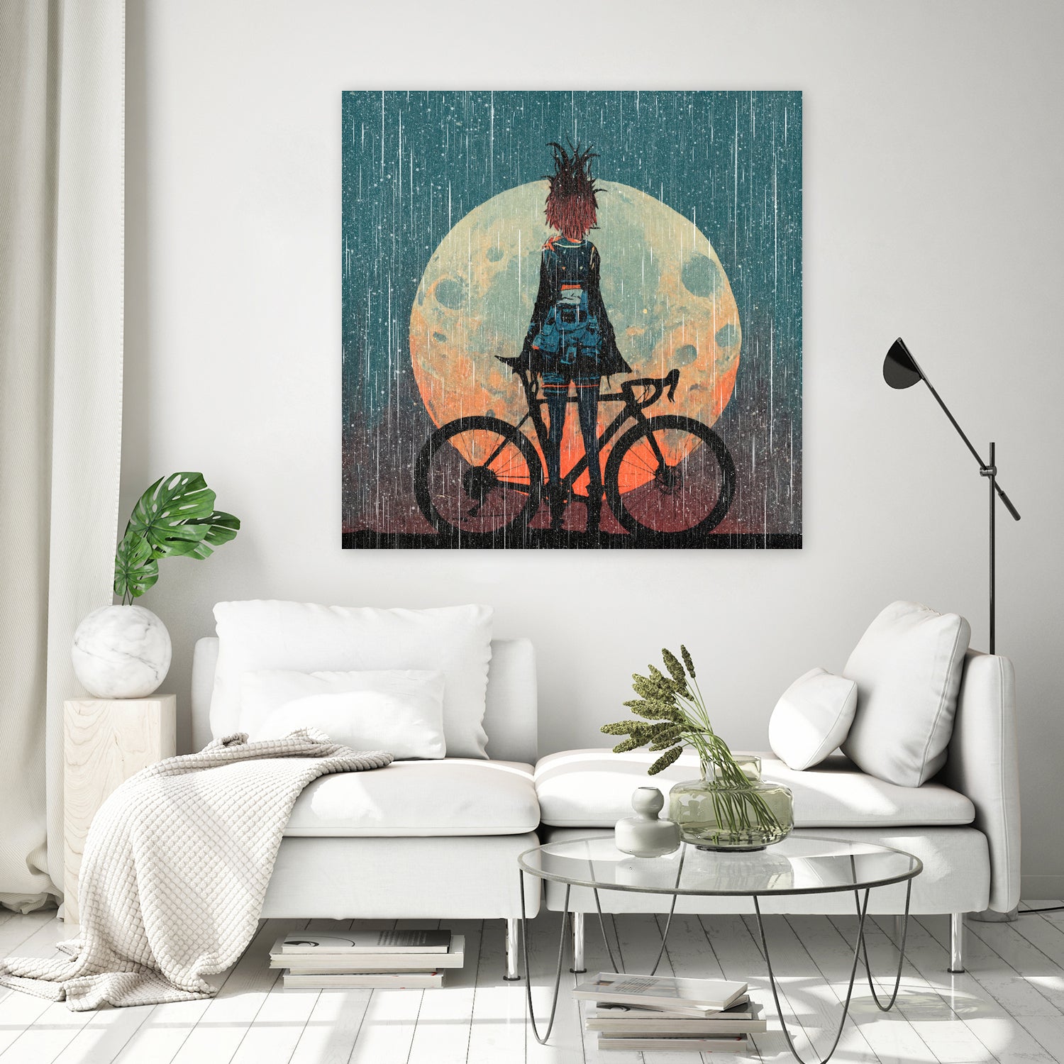 MTB Downhill and Wild Riders by Ilya Danilov on GIANT ART - gray digital painting
