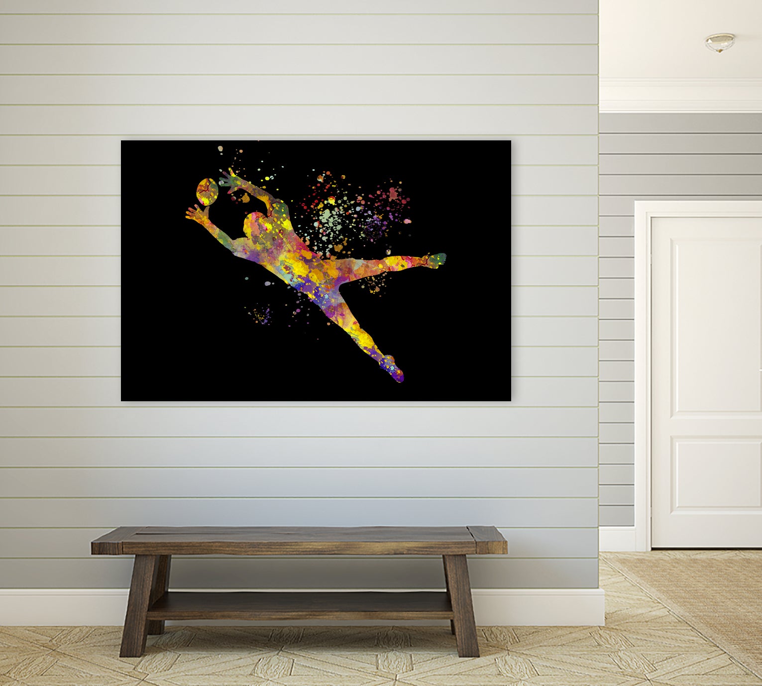 american football player by miguel angel romero franco on GIANT ART - red digital drawing