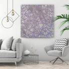 Ab Marb Out Magenta by Emeline Tate-Robertson on GIANT ART - gray digital painting