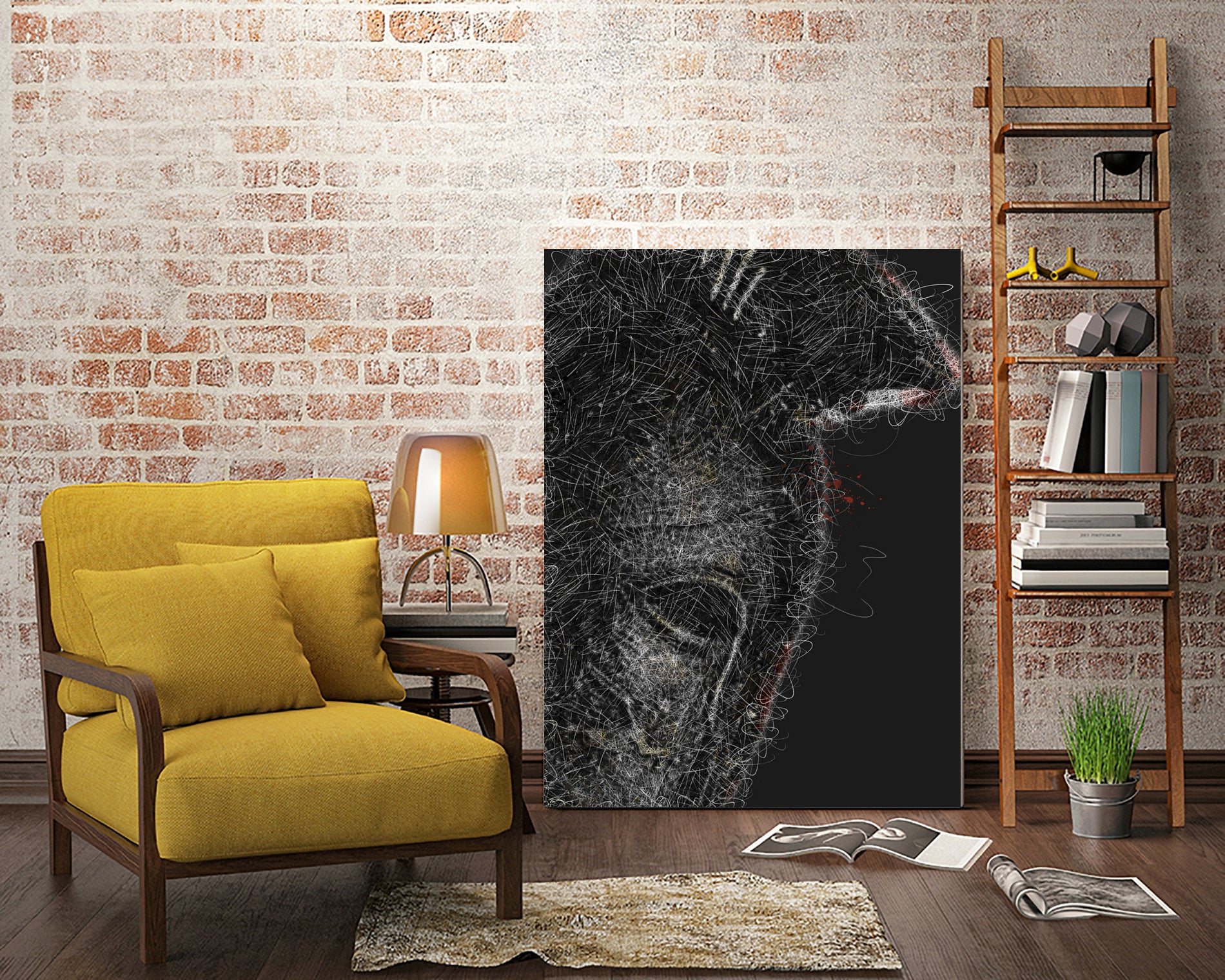 GREEK WAR #1 by MAX HARD on GIANT ART - black vector illustration